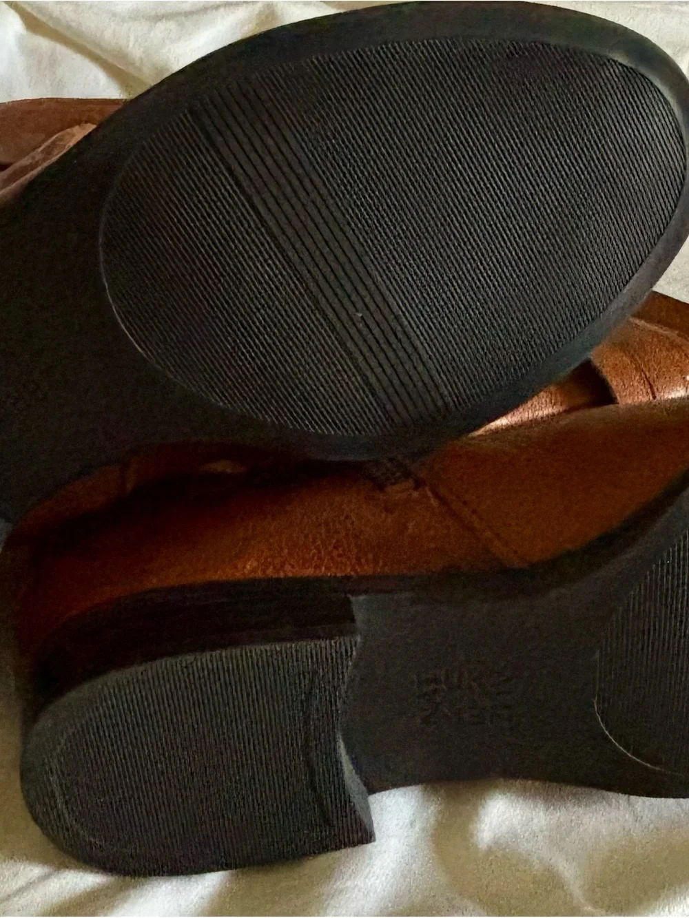 ✨ Naturalizer Jessie Leather Wide Calf Friendly Riding Boots Brown Worn Twice! ✨ - Picture 10 of 14
